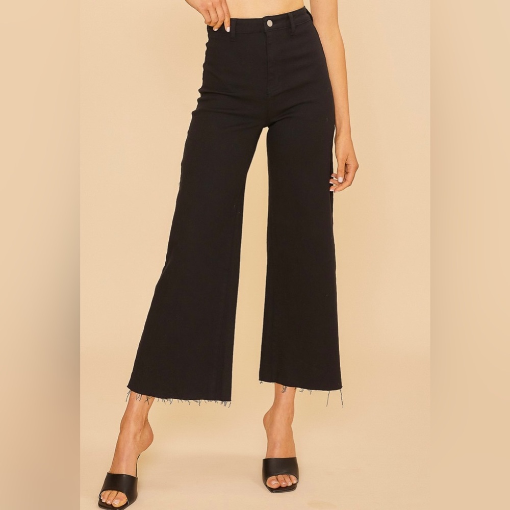 Plus Size Wide Leg Denim